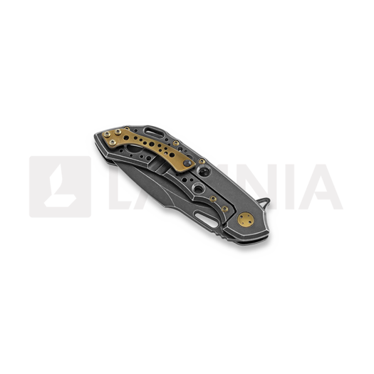 Olamic Cutlery Wayfarer 247 M390 Harpoon sulankstomas peilis