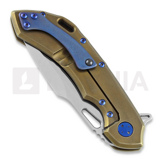 Olamic Cutlery Wayfarer 247 M390 Harpoon sulankstomas peilis