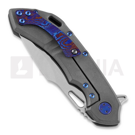 Olamic Cutlery Wayfarer 247 M390 Harpoon sulankstomas peilis