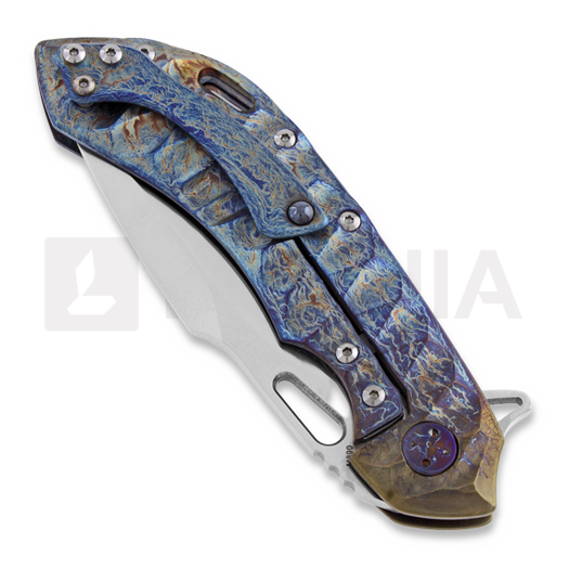 Olamic Cutlery Wayfarer 247 M390 Harpoon sulankstomas peilis