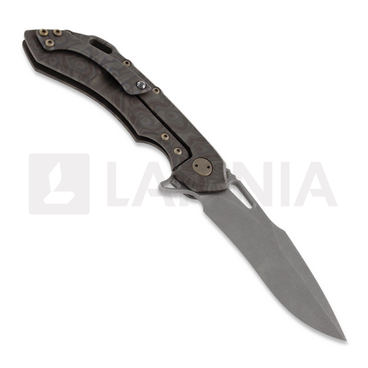 Olamic Cutlery Wayfarer 247 M390 Harpoon sulankstomas peilis