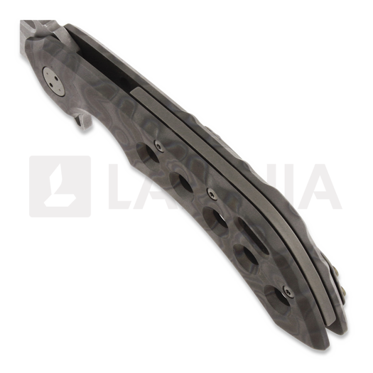 Olamic Cutlery Wayfarer 247 M390 Harpoon sulankstomas peilis