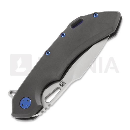 Olamic Cutlery Wayfarer 247 M390 Harpoon sulankstomas peilis