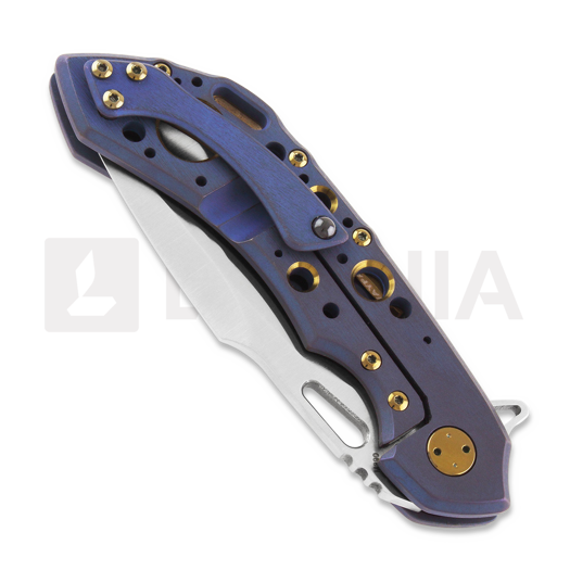 Olamic Cutlery Wayfarer 247 M390 Harpoon sulankstomas peilis