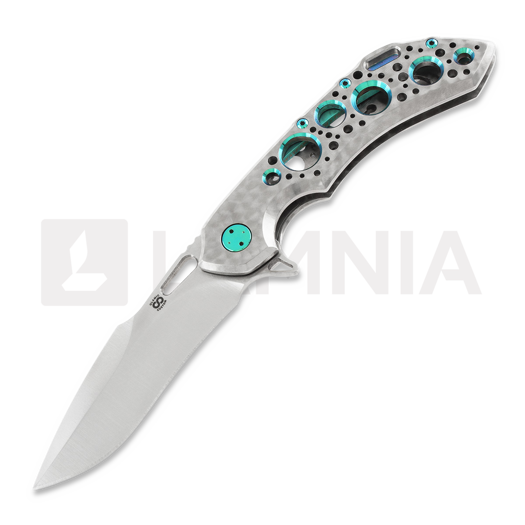 Olamic Cutlery Wayfarer 247 M390 Harpoon összecsukható kés