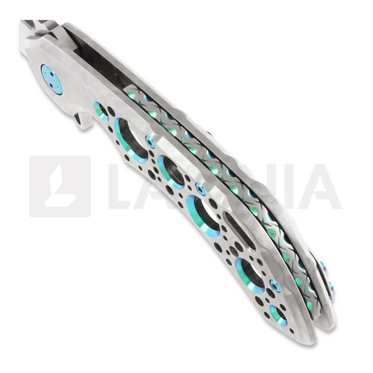Olamic Cutlery Wayfarer 247 M390 Harpoon sulankstomas peilis
