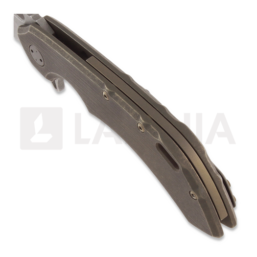 Olamic Cutlery Wayfarer 247 M390 Harpoon sulankstomas peilis