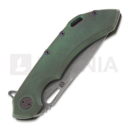 Olamic Cutlery Wayfarer 247 M390 Harpoon sulankstomas peilis