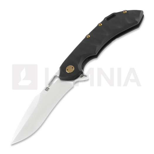 Olamic Cutlery Wayfarer 247 M390 Harpoon sulankstomas peilis