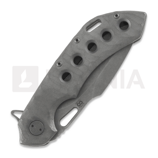 Olamic Cutlery Wayfarer 247 M390 Harpoon sulankstomas peilis