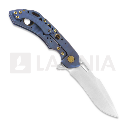 Olamic Cutlery Wayfarer 247 M390 Harpoon sulankstomas peilis