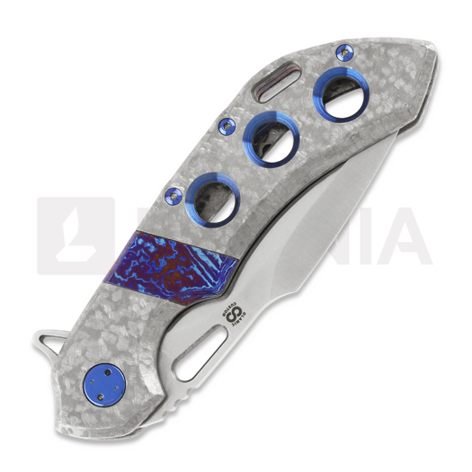 Olamic Cutlery Wayfarer 247 M390 Harpoon sulankstomas peilis