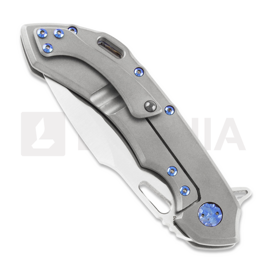 Olamic Cutlery Wayfarer 247 M390 Harpoon sulankstomas peilis