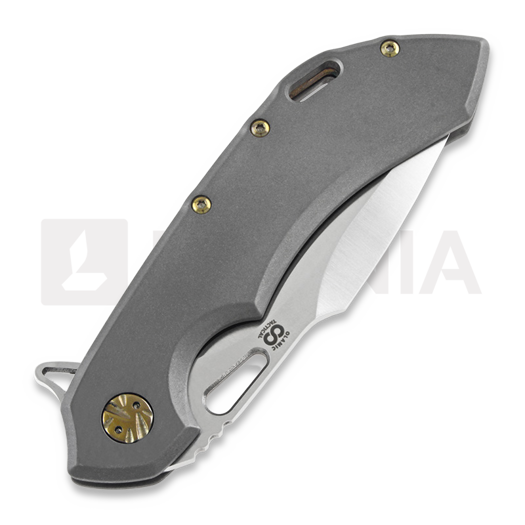 Olamic Cutlery Wayfarer 247 M390 Harpoon T482H sulankstomas peilis