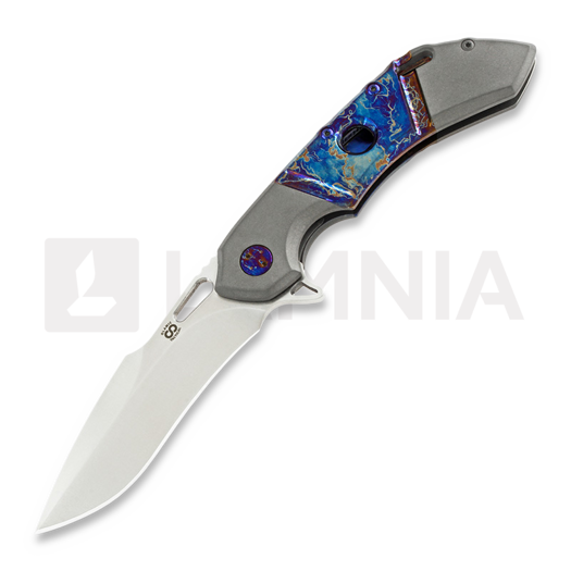 Olamic Cutlery Wayfarer 247 M390 Harpoon T485H összecsukható kés