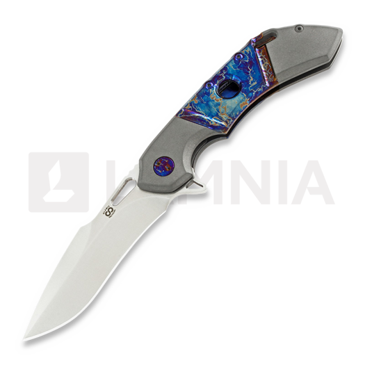 Olamic Cutlery Wayfarer 247 M390 Harpoon T485H 접이식 나이프