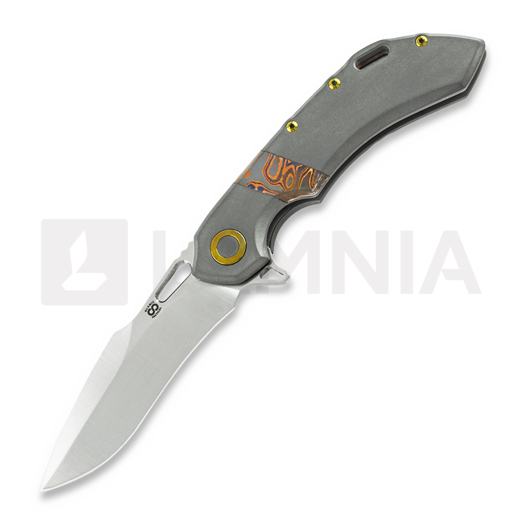 Olamic Cutlery Wayfarer 247 M390 Harpoon T493H kääntöveitsi