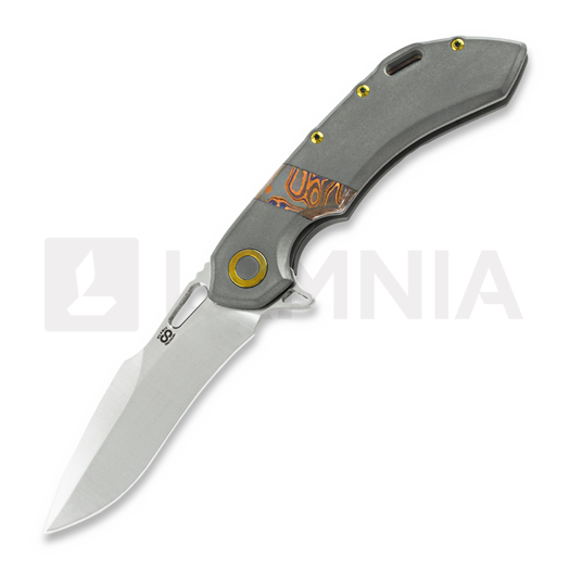 Olamic Cutlery Wayfarer 247 M390 Harpoon T493H 접이식 나이프