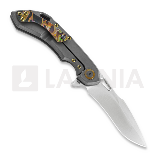 Olamic Cutlery Wayfarer 247 M390 Harpoon T493H sulankstomas peilis