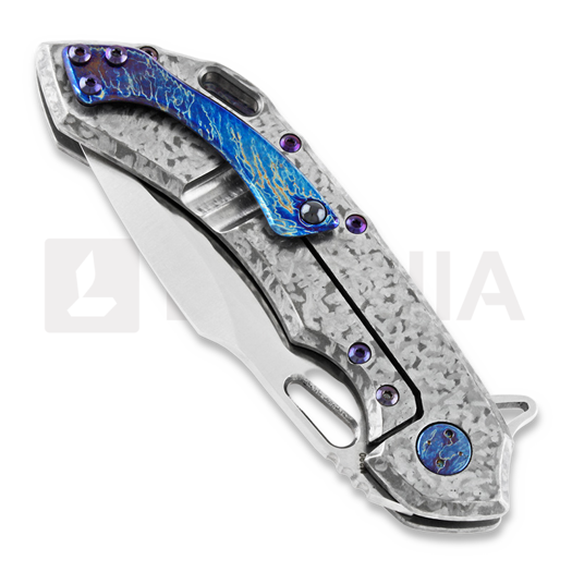Olamic Cutlery Wayfarer 247 M390 Harpoon T506H sulankstomas peilis