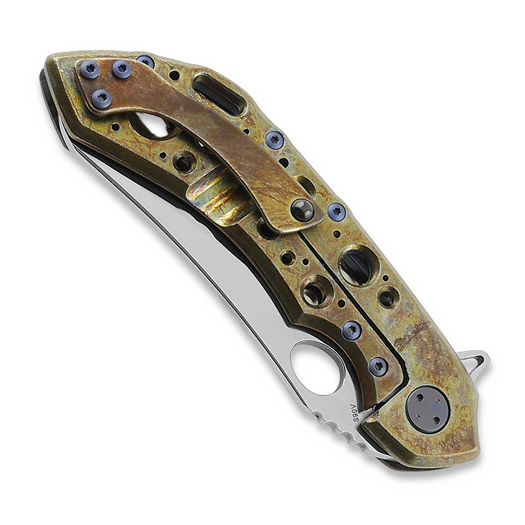 Olamic Cutlery Wayfarer 247 Mouflon, Dark Matter, Blue