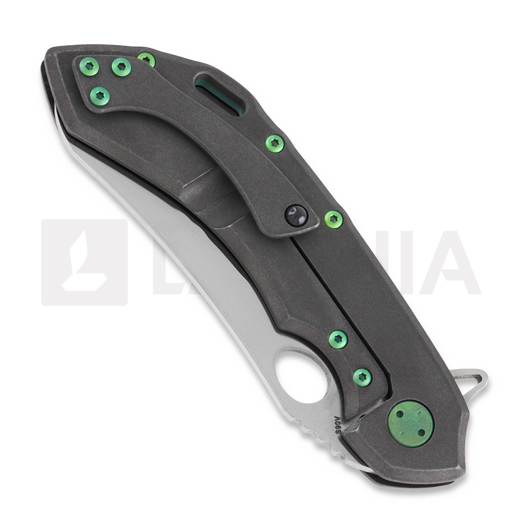 Складний ніж Olamic Cutlery Wayfarer 247 Mouflon, Dark Matter, Green