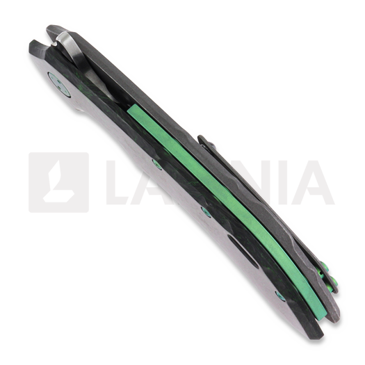 Складной нож Olamic Cutlery Wayfarer 247 Mouflon, Dark Matter, Green