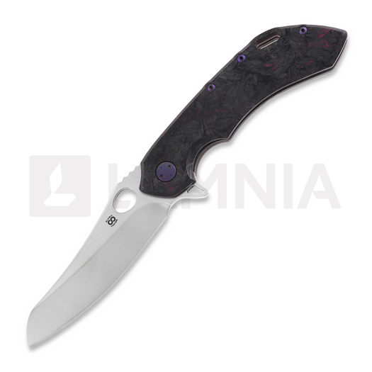 Olamic Cutlery Wayfarer 247 Mouflon vouwmes, Dark Matter, Purple