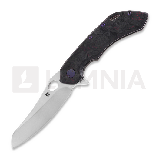 Складний ніж Olamic Cutlery Wayfarer 247 Mouflon, Dark Matter, Purple