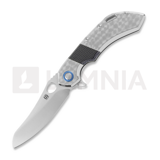 Navaja Olamic Cutlery Wayfarer 247 Mouflon, Jeweled Titanium, Satin