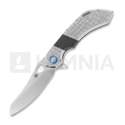 Olamic Cutlery Wayfarer 247 Mouflon összecsukható kés, Jeweled Titanium, Satin