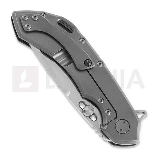 Olamic Cutlery Wayfarer 247 Purist sulankstomas peilis, Dark Matter, Black