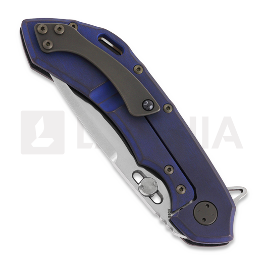 Olamic Cutlery Wayfarer 247 Purist kääntöveitsi, dark matter, Black Show Side
