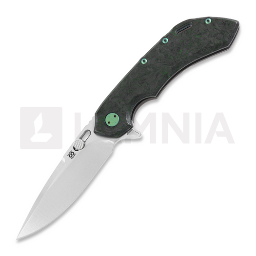 Skladací nôž Olamic Cutlery Wayfarer 247 Purist, Dark Matter, Green