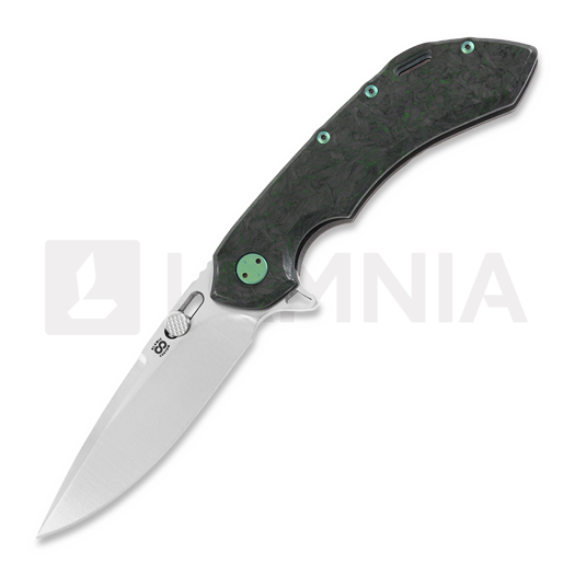 Navaja Olamic Cutlery Wayfarer 247 Purist, Dark Matter, Green