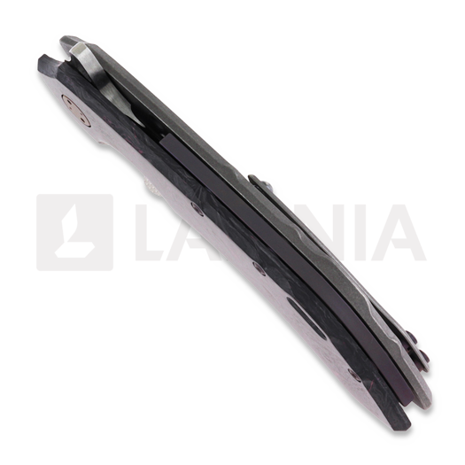 Couteau pliant Olamic Cutlery Wayfarer 247 Purist, Dark Matter, Purple