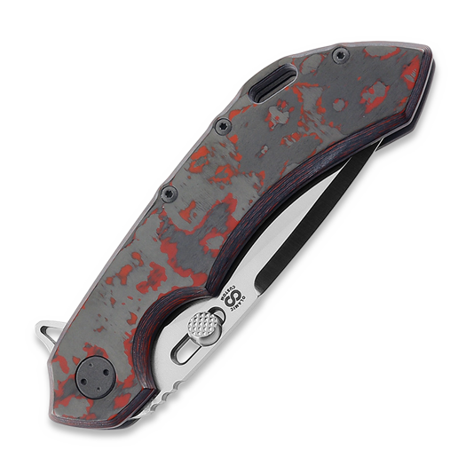Olamic Cutlery Wayfarer 247 Purist, Lava Flow, Dark Blasted