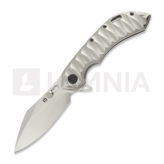 Olamic Cutlery Wayfarer 247 S90V Cutlass foldekniv, Scalloped