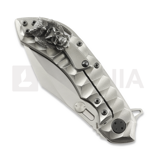 Olamic Cutlery Wayfarer 247 S90V Cutlass sulankstomas peilis, Scalloped