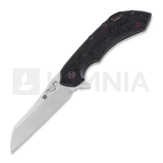 Складной нож Olamic Cutlery Wayfarer 247 Wharncliffe, Dark Matter, Purple