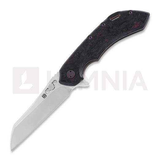 Olamic Cutlery Wayfarer 247 Wharncliffe összecsukható kés, Dark Matter, Purple
