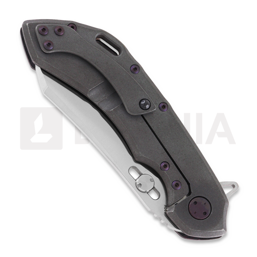 Olamic Cutlery Wayfarer 247 Wharncliffe sulankstomas peilis, Dark Matter, Purple