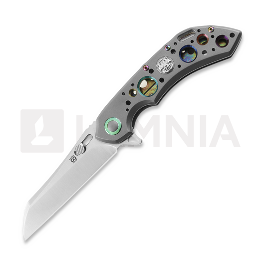 Liigendnuga Olamic Cutlery Wayfarer 247 Wharning, Clown Skull, Satin