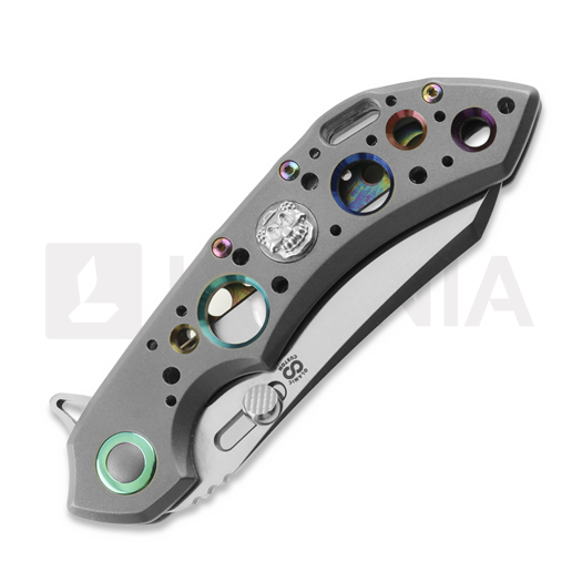 Briceag Olamic Cutlery Wayfarer 247 Wharning, Clown Skull, Satin