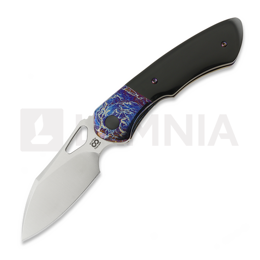 Olamic Cutlery WhipperSnapper BL összecsukható kés, Entropic Titanium & Black Micarta