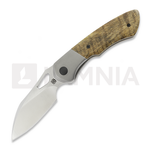 Olamic Cutlery WhipperSnapper BL Flipper Delete kääntöveitsi, Koa Wood