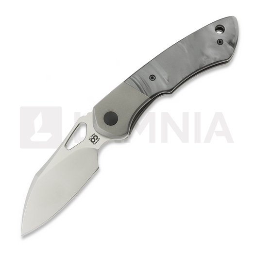 Olamic Cutlery WhipperSnapper BL kääntöveitsi, Gray & Black Kirinite