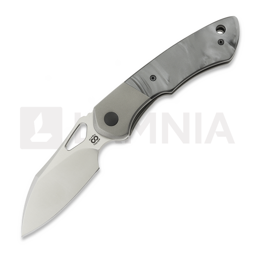 Coltello pieghevole Olamic Cutlery WhipperSnapper BL, Gray & Black Kirinite