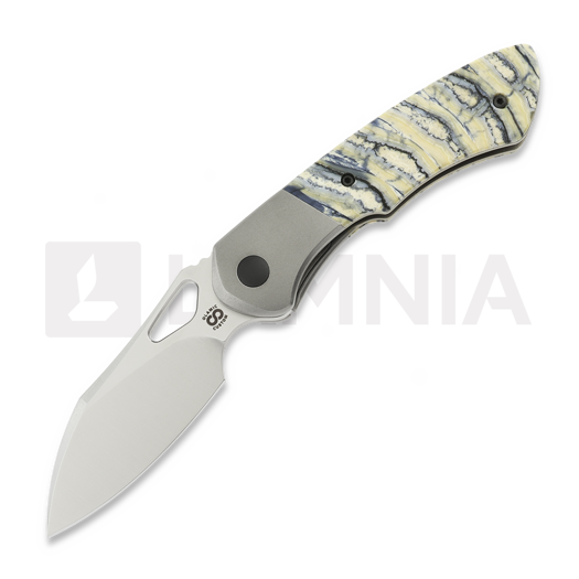 Olamic Cutlery WhipperSnapper BL kääntöveitsi, Mammoth Tooth