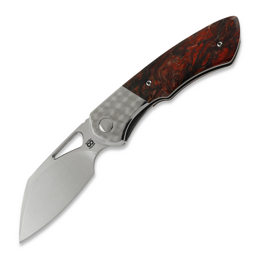 Olamic Cutlery WhipperSnapper BL Sheepsfoot, Jeweled Ti, Satin